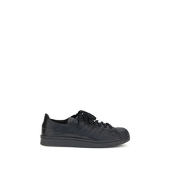 Y-3 Black Calf Leather Bos Taurus Sneakers