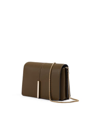 Giada Olive Green Leather Crossbody Bag