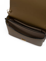 Giada Olive Green Leather Crossbody Bag
