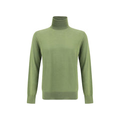 Saint Laurent Green Wool Turtleneck
