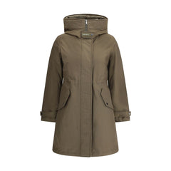 Woolrich Green Cotton Parka