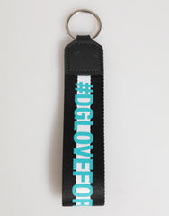 Dolce & Gabbana Multicolor Logo Polyester Brass Holder Keychain Keyring