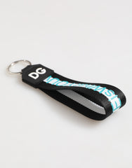 Dolce & Gabbana Multicolor Logo Polyester Brass Holder Keychain Keyring