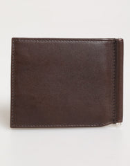 Dolce & Gabbana Brown Leather DG Logo Engrave Bifold Card Holder Wallet