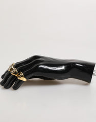 Dolce & Gabbana Gold Tone Brass JAZZ Letter Set 4 Pieces Adjustable Ring