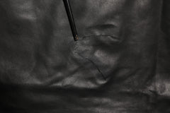 Dolce & Gabbana Black Lamb Leather Trousers Men Pants