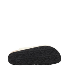 Palm Angels Beige Leather Slippers Sandals