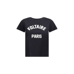 Zadig & Voltaire Black Cotton T-Shirt