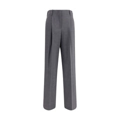 P.A.R.O.S.H. Gray Elastane Casual Pants
