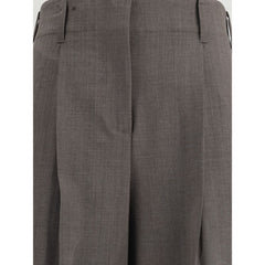 P.A.R.O.S.H. Gray Elastane Dress Pants