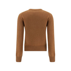 Ami Paris Brown Cashmere Sweatshirt
