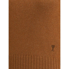Ami Paris Brown Cashmere Sweatshirt