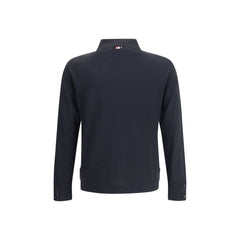 Thom Browne Black Fleece Wool Sweatshirt