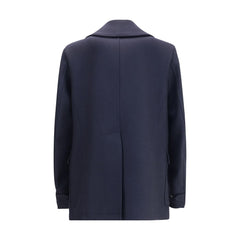 Dsquared² Blue Wool Coat