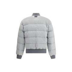 Dolce & Gabbana Gray Cotton Bomber