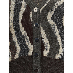 Missoni Wave pattern boxy Cardigan