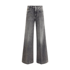 Jacob Cohen Gray Cotton Relaxed Fit Jeans