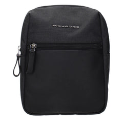 Piquadro Black Fabric Crossbody Bags