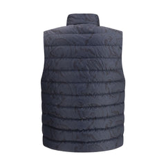 Etro Blue Polyester Sleveless Jacket