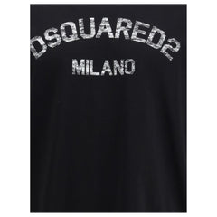 Dsquared² Black Cotton T-Shirt