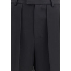 Undercover Black Acetate Casual Pants