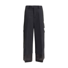 Undercover Black Polyester Cargo Pants