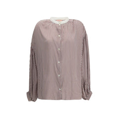 Kristina Ti Striped Shirt with wide sleeves