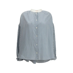 Kristina Ti Striped Shirt with wide sleeves