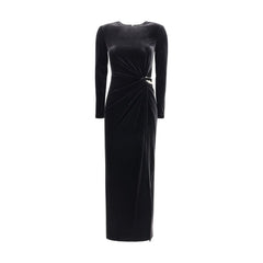Self-Portrait Embellished velvet midi Dress