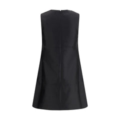 Self-Portrait Taffeta embellished trim short Dress