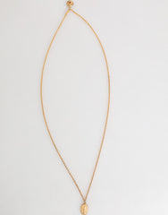 Dolce & Gabbana Gold Medallion Metal Chain Charm Men Pendant Necklace