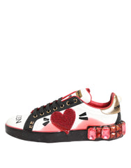 Dolce & Gabbana Multicolor Portofino Low Top Sneakers Shoes