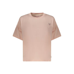 Guess Jeans Pink Cotton Women T-Shirt