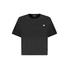 Guess Jeans Black Cotton Women T-Shirt