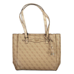 Guess Jeans Beige Polyethylene Women Handbag
