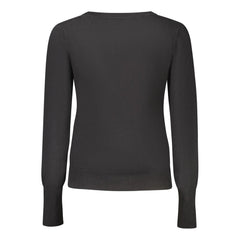 Guess Jeans Black Viscose Women Cardigan
