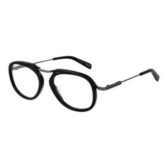 Ermenegildo Zegna Black Metal Glasses (Frames)