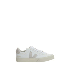 Veja White Calf Leather Bos Taurus Low Top Sneakers