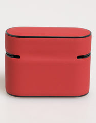 Dolce & Gabbana Red White Silicone Embossed Logo Accessory Airpods Case