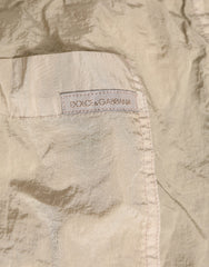 Dolce & Gabbana Beige Nylon Beachwear Men Boxer Short Swimwear