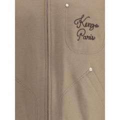 Kenzo Wool and leather college Jacket