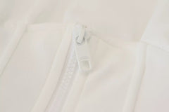 Dolce & Gabbana White Cotton Corset Stretch Top  T-shirt