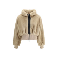 PINKO Faux fur bomber Jacket