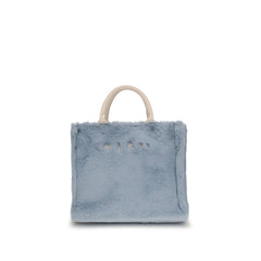 Marni Light Blue Polyester Handbag