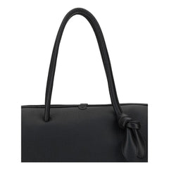 Jacquemus Black Calf Leather Bos Taurus Handbag