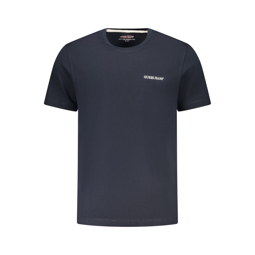 Guess Jeans Blue Cotton Men T-Shirt
