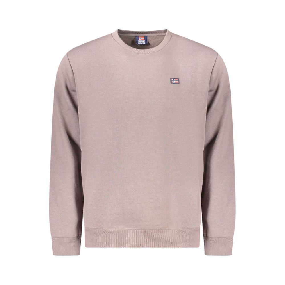 Norway 1963 Brown Cotton Men Sweater