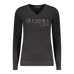 Guess Jeans Black Viscose Sweater