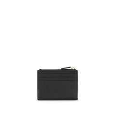Valentino Garavani Black Calf Leather Bos Taurus Wallet