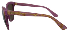 Dolce & Gabbana DG4251 Pink Gold Full Rim Rectangle Frame Shades